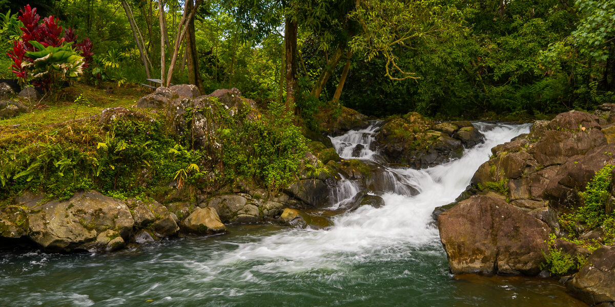 Papaikou Home with Waterfall & Adjacent Lot
